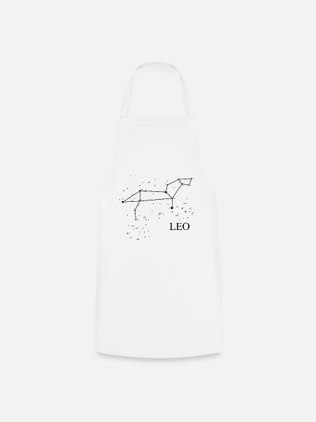 Constellation Leo - Kochschürze - Weiß