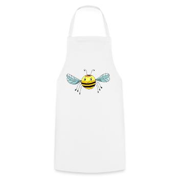 Insect - Cooking Apron - white - Front - AI Model Male 185 dark (185cm)