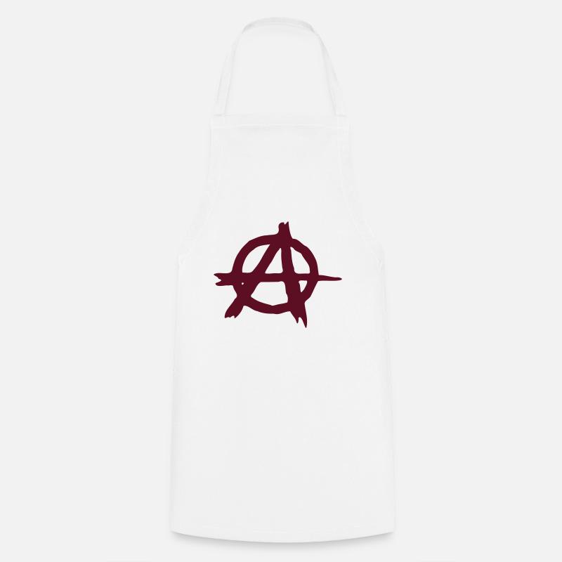 anarchy - Tablier de cuisine - blanc