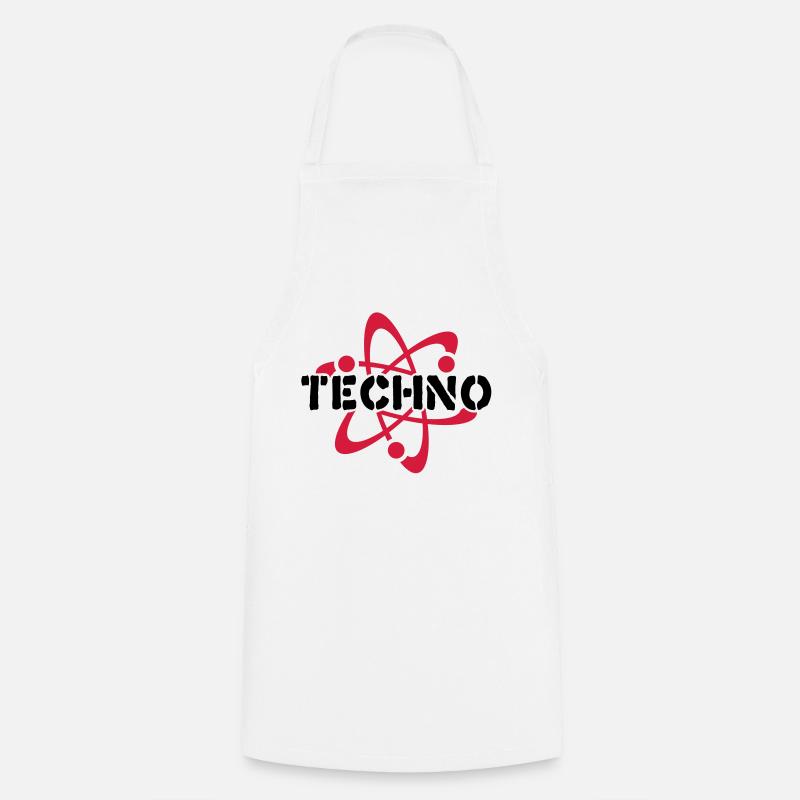 Techno__V003 - Cooking Apron - white