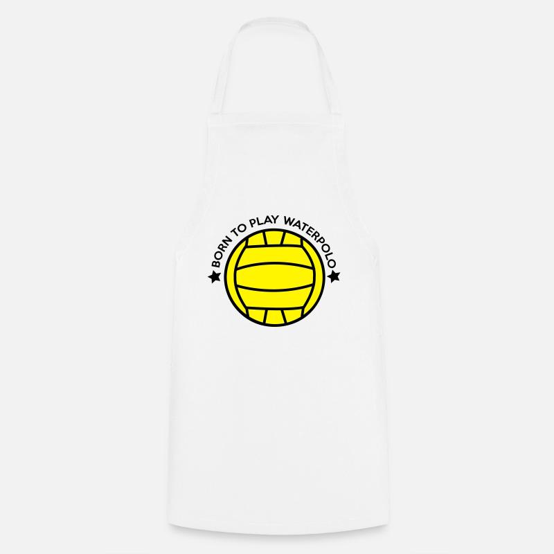 borntowaterpolo - Cooking Apron - white