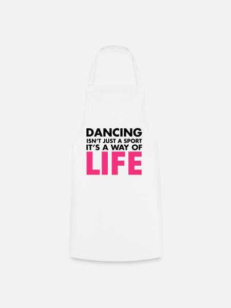 Dancing - Kochschürze - Weiß