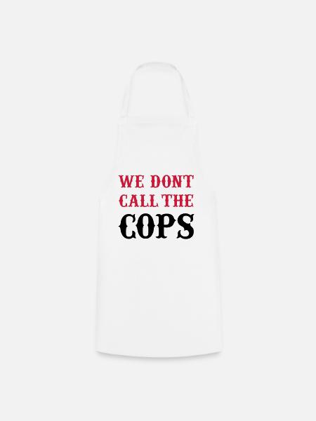 cops - Kochschürze - Weiß