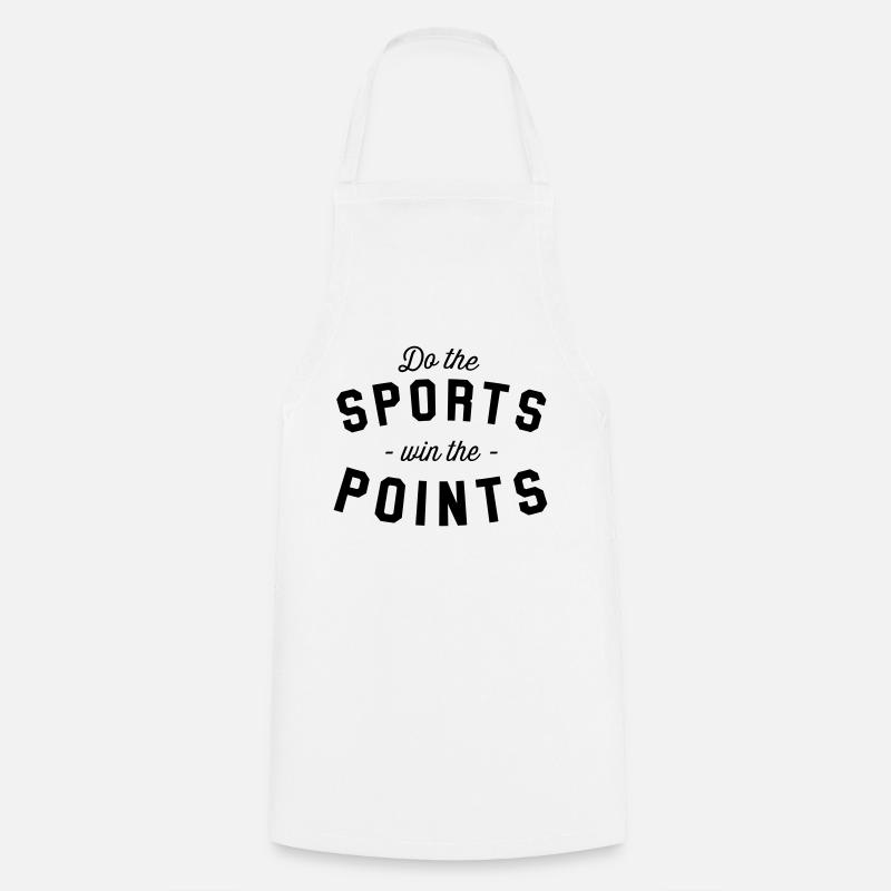 Do The Sports Win The Points - Cooking Apron - white