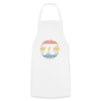 Pi jour parce que nous aimons pi - Tablier de cuisine - blanc - Devant - AI Model Male 185 dark (185cm)
