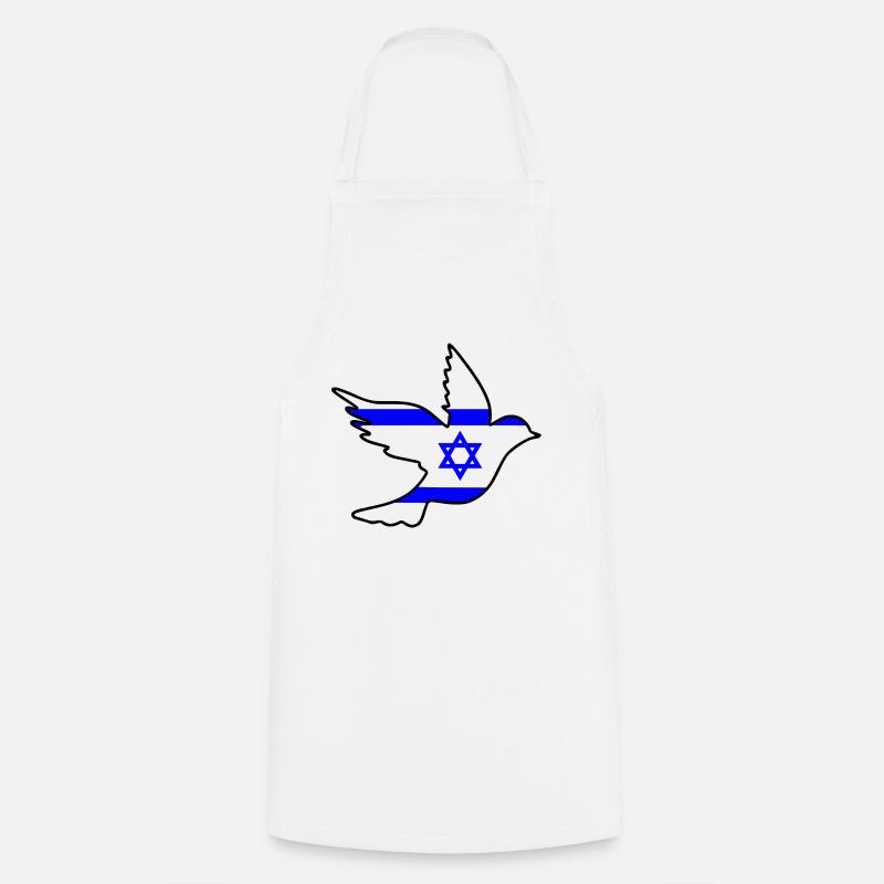 Israel - Tablier de cuisine - blanc