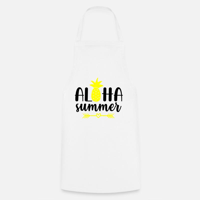 aloha summer - Kochschürze - Weiß