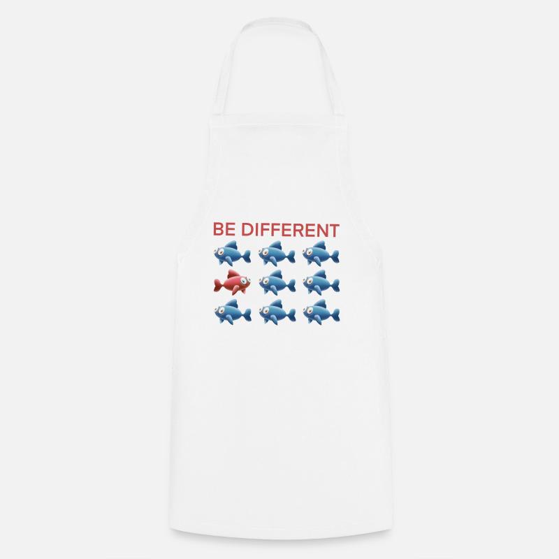 Be Different - Kochschürze - Weiß