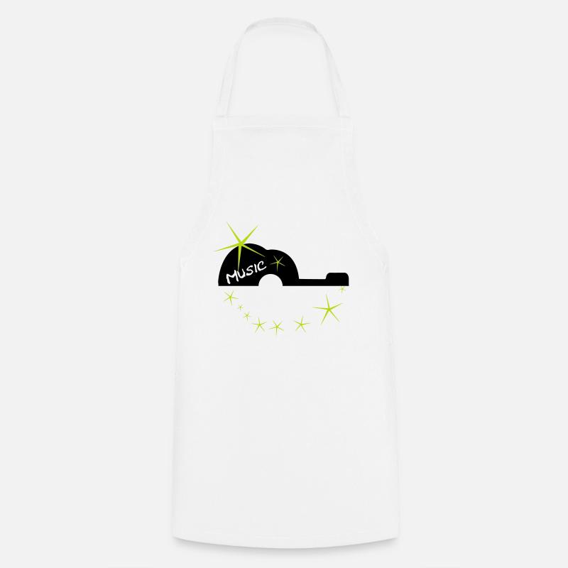 Guitare étoilée - Tablier de cuisine - blanc