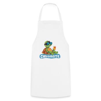Crapaud refroidir - Tablier de cuisine - blanc - Devant - AI Model Male 185 dark (185cm)