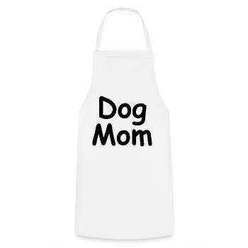Dog Hund - Cooking Apron - white - Front - AI Model Male 185 dark (185cm)