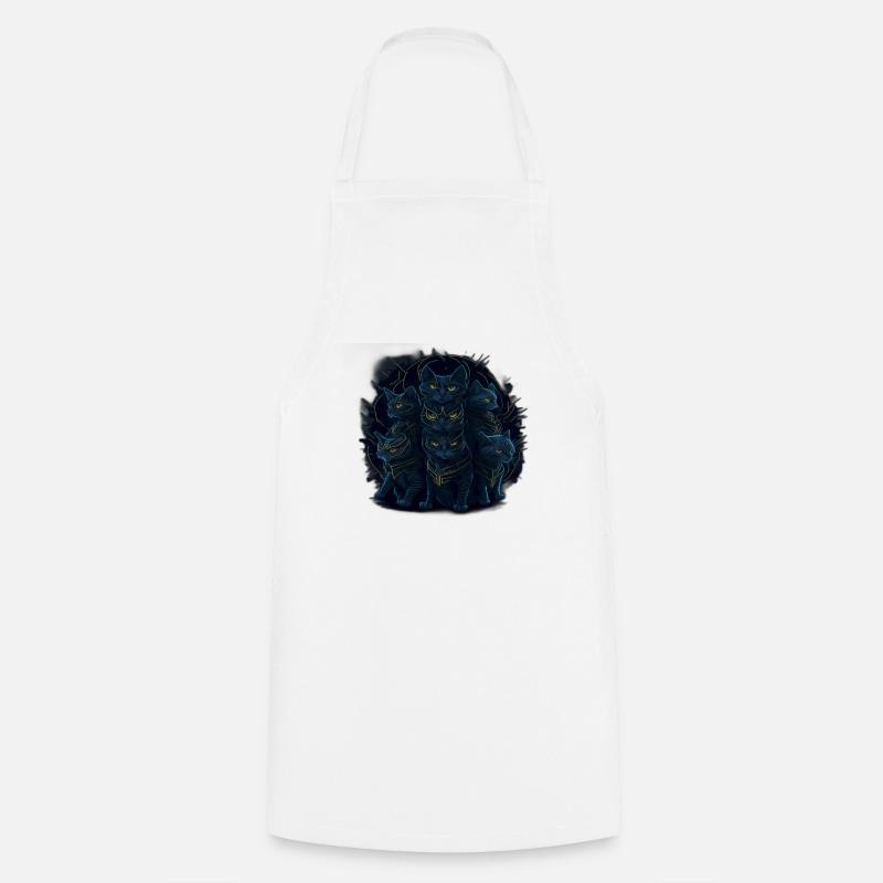 chat unique - Tablier de cuisine - blanc
