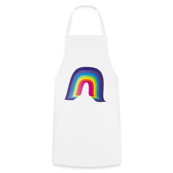 rainbow sweet - Kochschürze - Weiß - Vorne - AI Model Male 185 dark (185cm)
