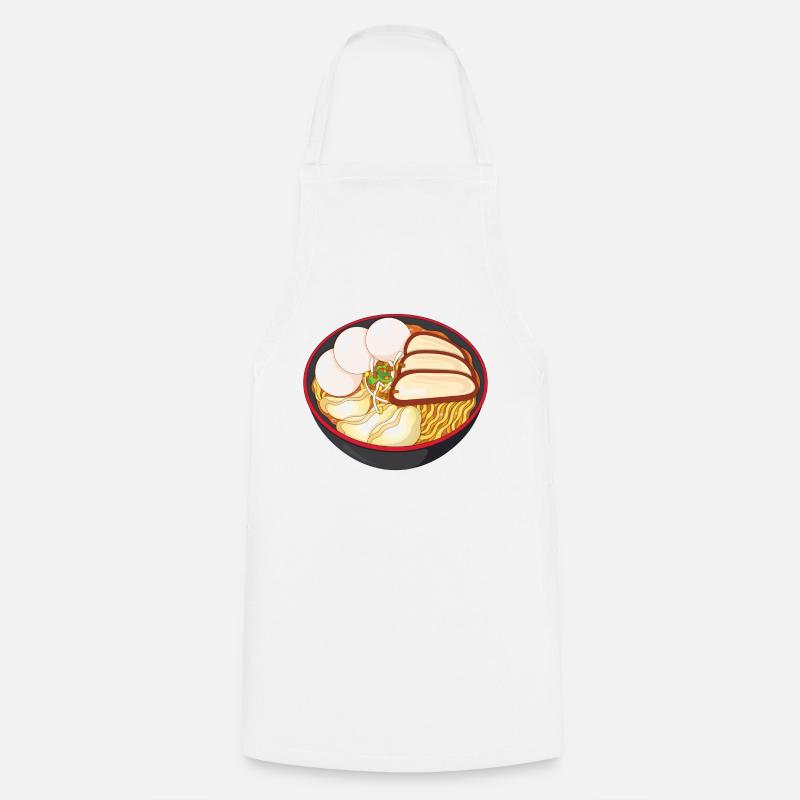 Ramen bowl - Cooking Apron - white