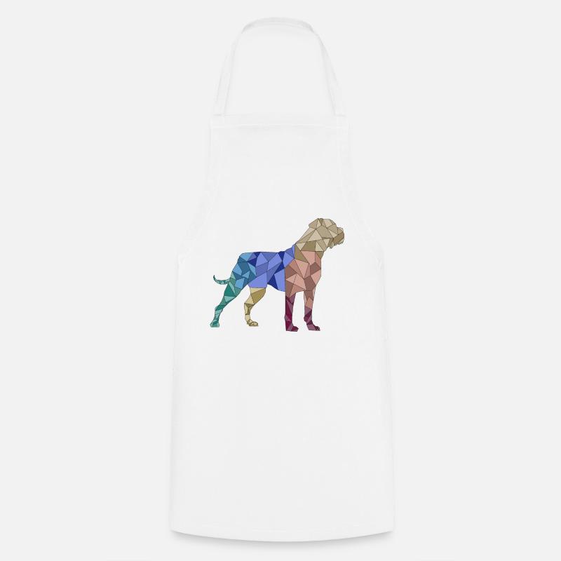 CANE CORSO geometric - Cooking Apron - white