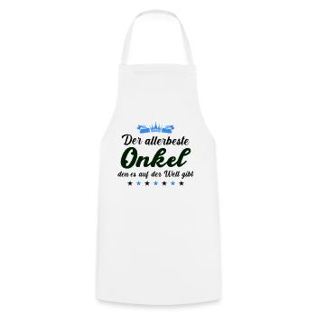 Le meilleur oncle de tous - Tablier de cuisine - blanc - Devant - AI Model Male 185 dark (185cm)