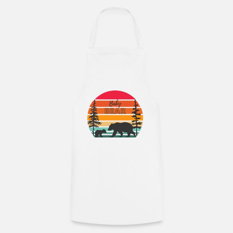 Baby Bear - Cooking Apron - white