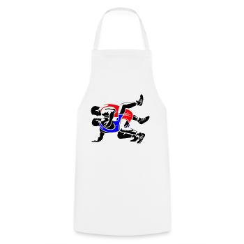 Lutter - Tablier de cuisine - blanc - Devant - AI Model Male 185 dark (185cm)