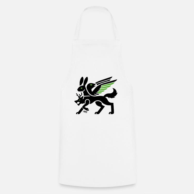 Wolpertinger - Tablier de cuisine - blanc