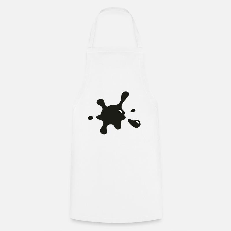 inkblot - Cooking Apron - white