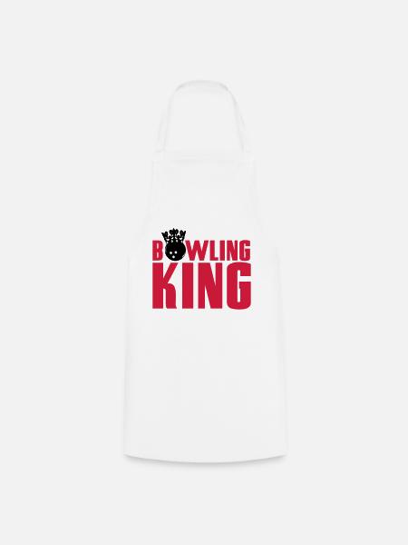 Bowling King - Kochschürze - Weiß