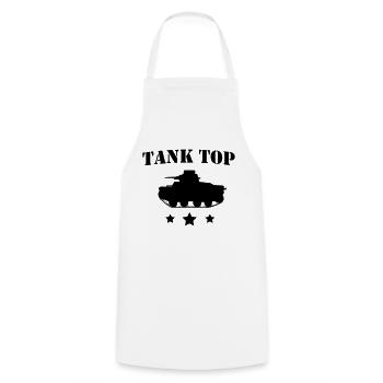 Tank Tank Top - Cooking Apron - white - Front - AI Model Male 185 dark (185cm)