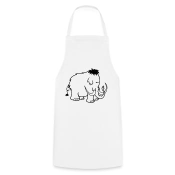 mammut_01 - Tablier de cuisine - blanc - Devant - AI Model Male 185 dark (185cm)