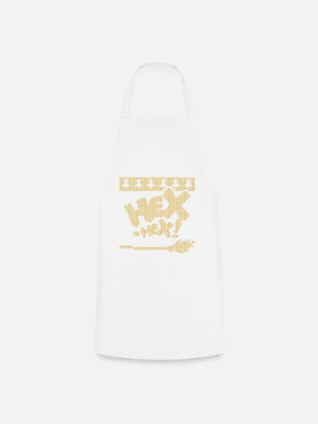 Bibi Blocksberg Ugly Sweater Design Hex Hex! - Kochschürze - Weiß