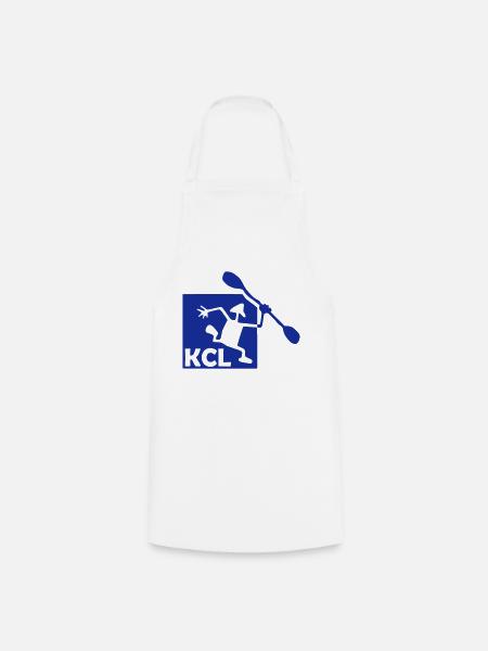 KCL männchen blau - Kochschürze - Weiß