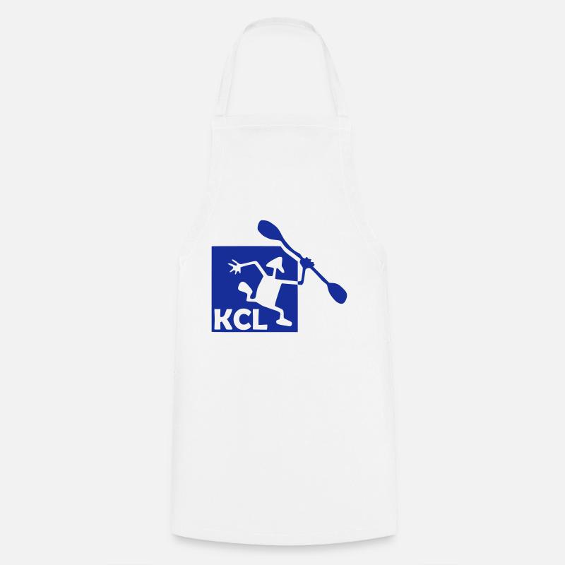 KCL männchen blau - Kochschürze - Weiß
