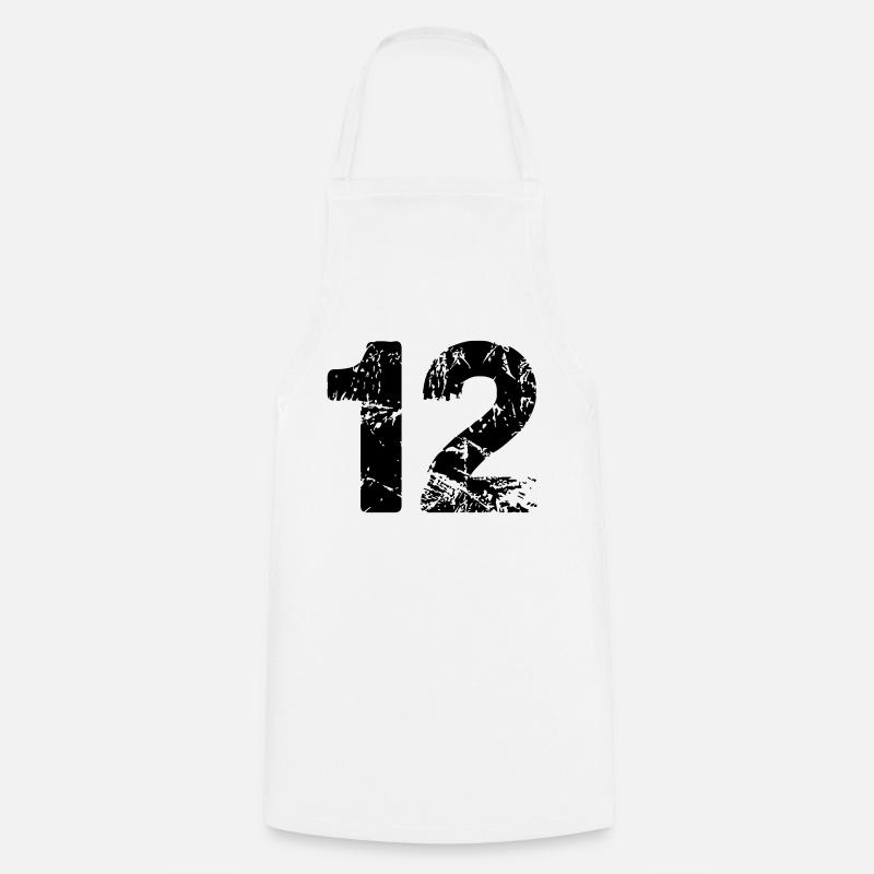 12 - Cooking Apron - white