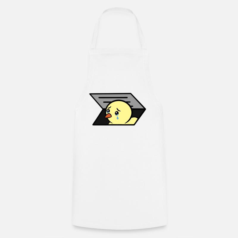 Duckie Venting - Cooking Apron - white