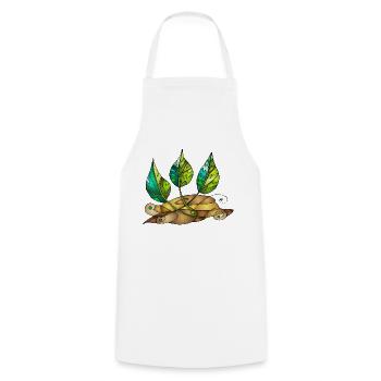 Liste - Tablier de cuisine - blanc - Devant - AI Model Male 185 dark (185cm)