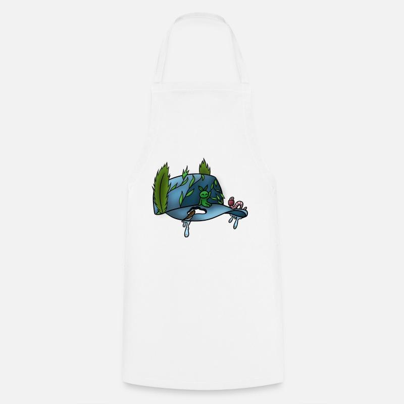 La Casquette De Pousse ! - Tablier de cuisine - blanc