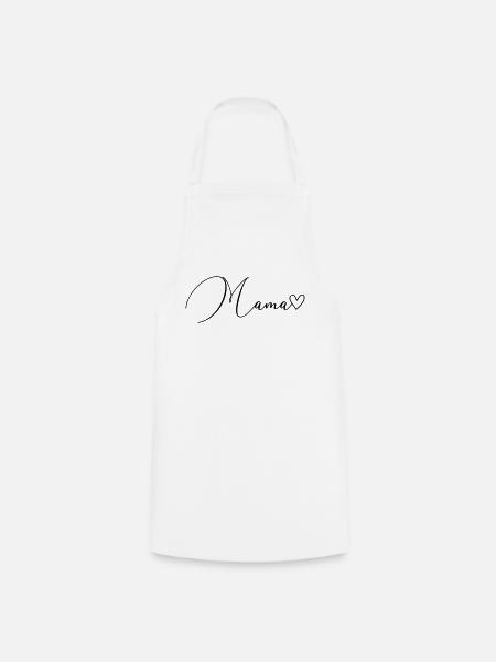 Mama Schrift - Kochschürze - Weiß