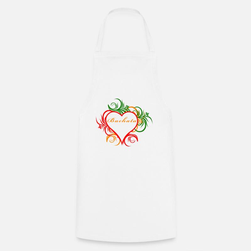 Bachata dans l’âme - Tablier de cuisine - blanc