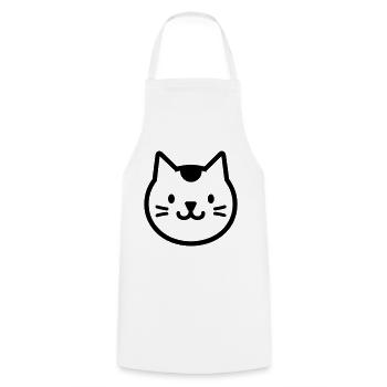 kitten - Cooking Apron - white - Front - AI Model Male 185 dark (185cm)