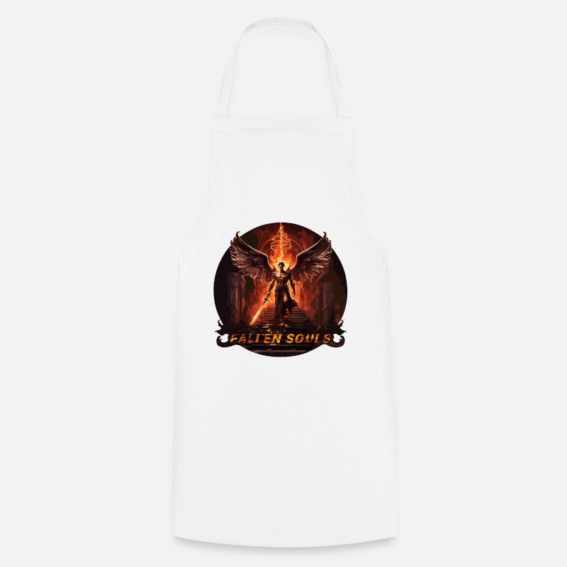 Angel - Cooking Apron - white