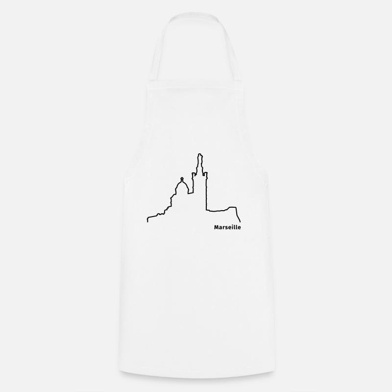 Marseille - Kochschürze - Weiß