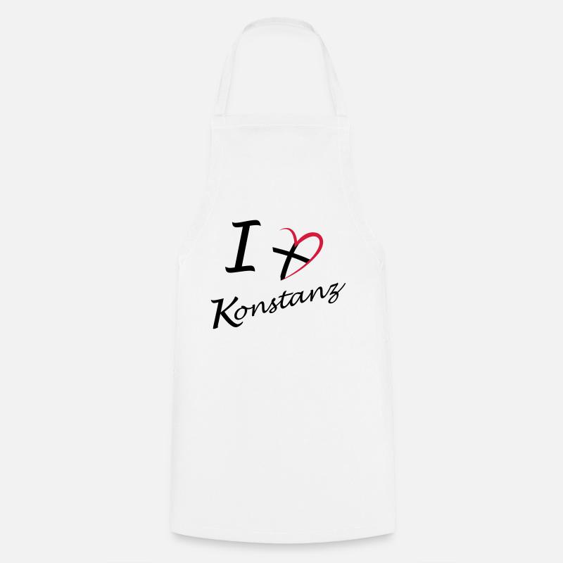 Konstanz Liebe - Kochschürze - Weiß
