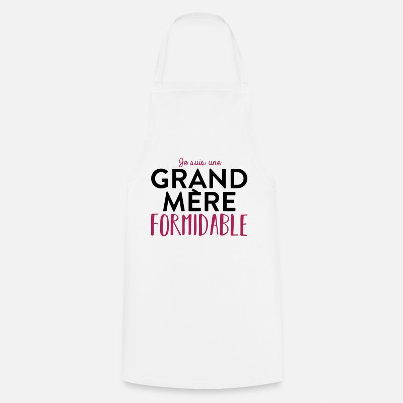 Grand mere formidable - Tablier de cuisine - blanc