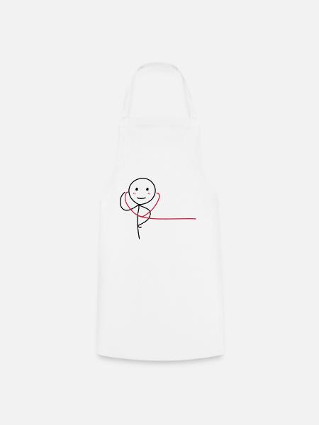 Together Forever (Scene 2 of 2) (Boy) - Cooking Apron - white