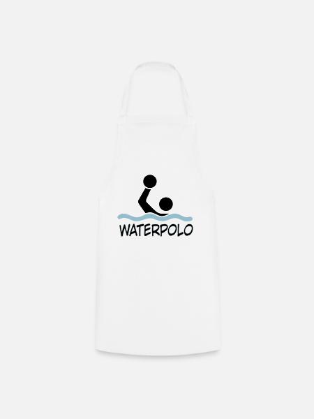 waterpolo - Kochschürze - Weiß