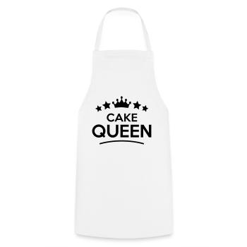 cake queen stars - Cooking Apron - white - Front - AI Model Male 185 dark (185cm)