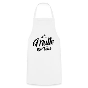 malle tour - Kochschürze - Weiß - Vorne - AI Model Male 185 dark (185cm)