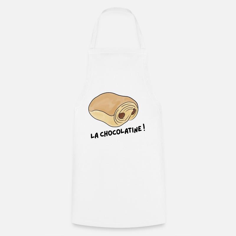 La chocolatine - Tablier de cuisine - blanc