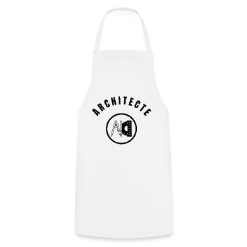 Collection Architecte - Professionnel - Tablier de cuisine - blanc - Devant - AI Model Male 185 dark (185cm)