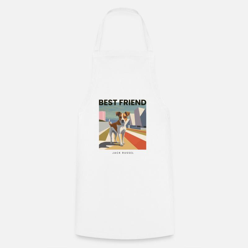 Bester Freund Jack Russel - Kochschürze - Weiß