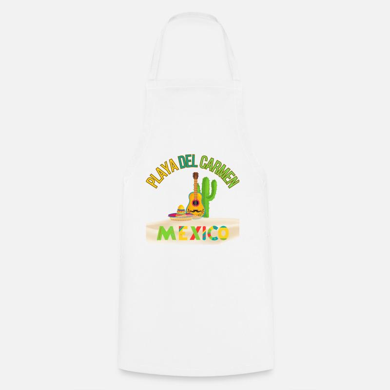 playa del carmen Mexiko - Kochschürze - Weiß