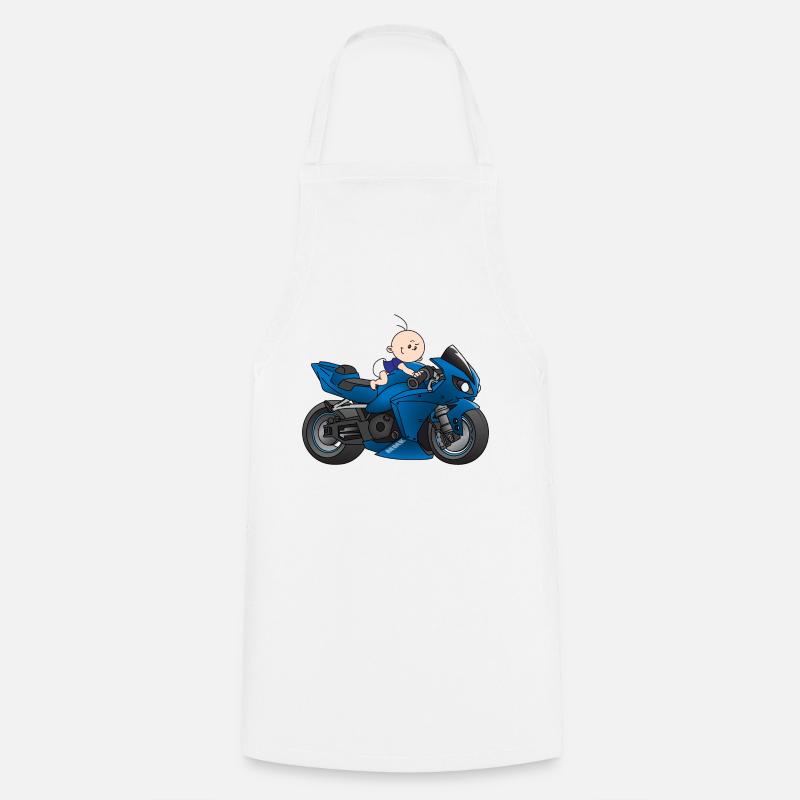 Motor boy - Cooking Apron - white